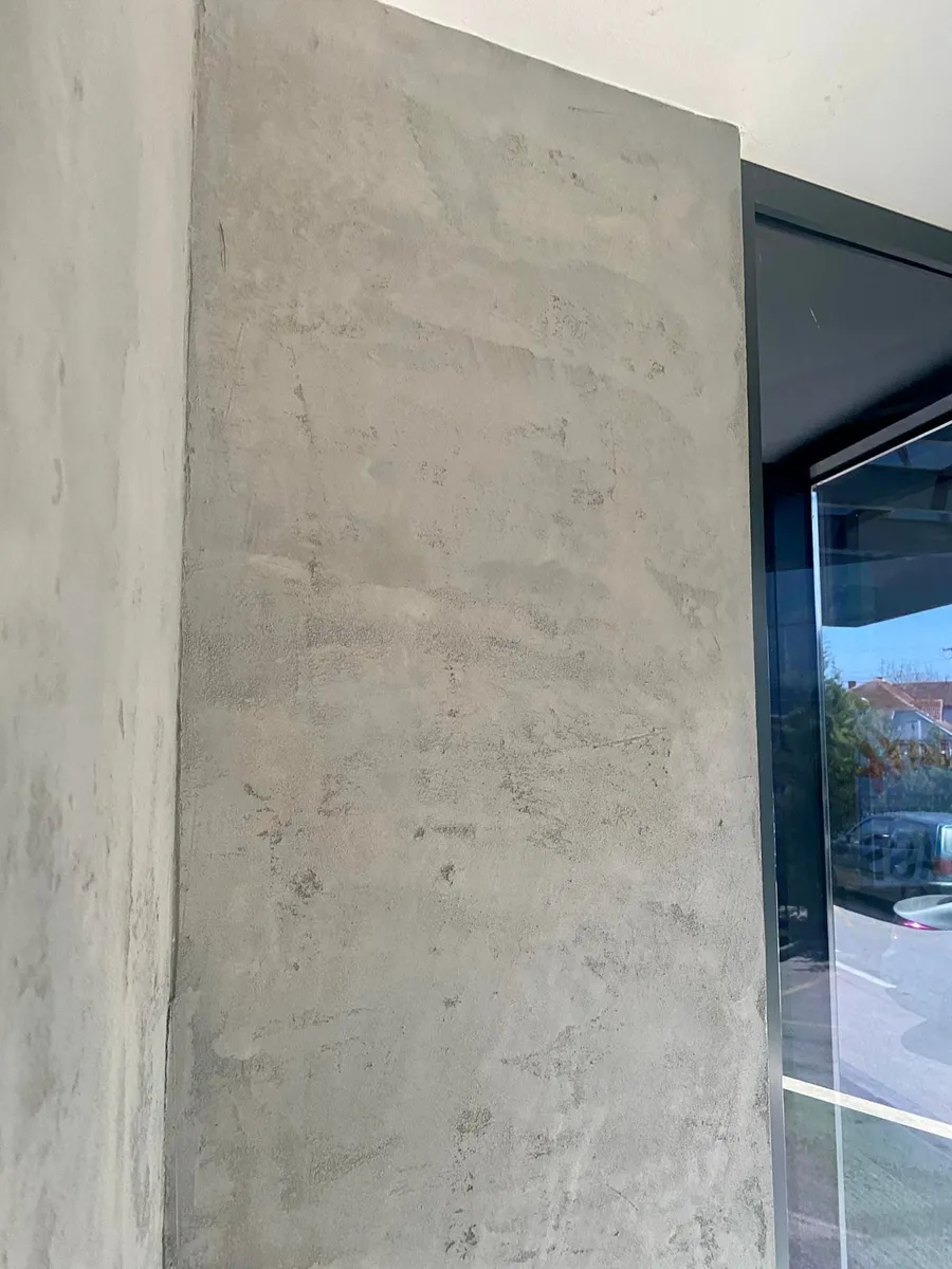 Beton Tehnika бетон ефект трпезарија – декоративно фарбање Тетово Tevdoski Art