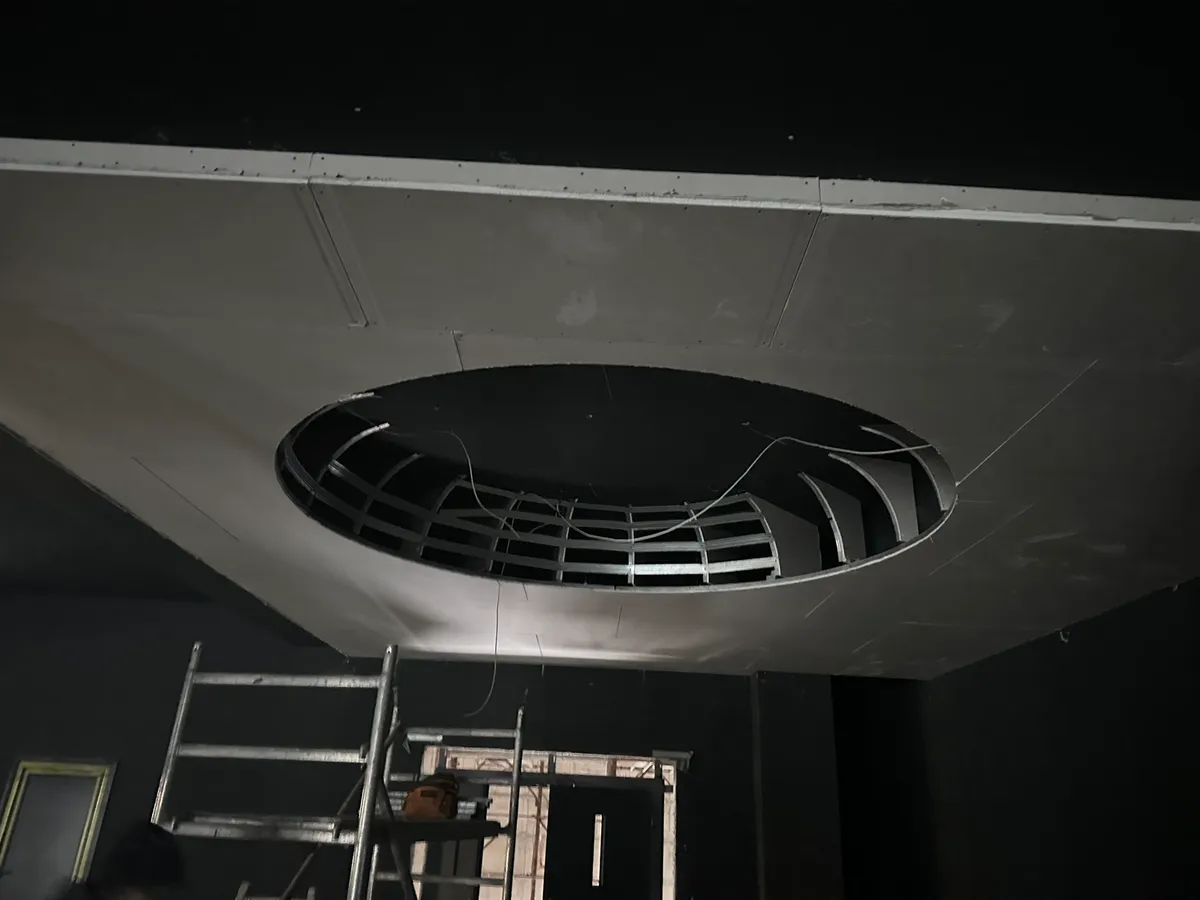 Armstrong систем деловен простор Гостивар – Tevdoski Art гипс картон